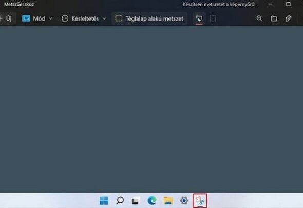 A Windows 11 Snipping Tool szolgáltatása