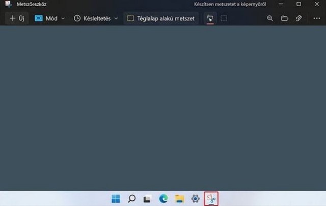 A Windows 11 Snipping Tool szolgáltatása