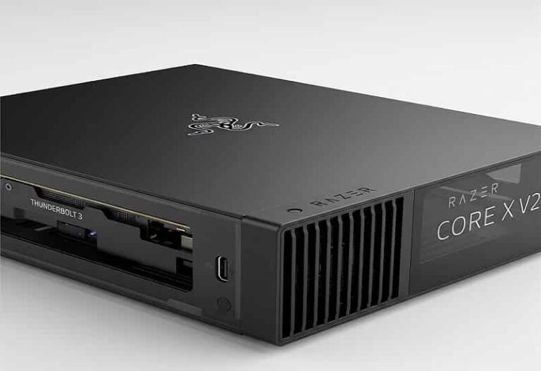 Turbózd fel a laptopod Razer Core X V2 külső grafikus kártyával