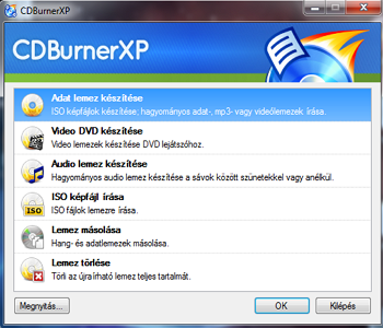 cdburnerxp hasznlata