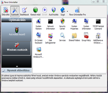 revo uninstaller- windows eszkzk