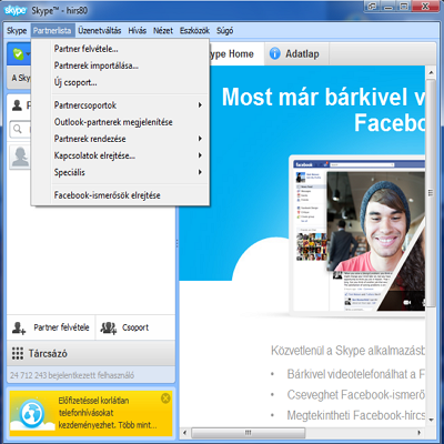 skype hasznlata